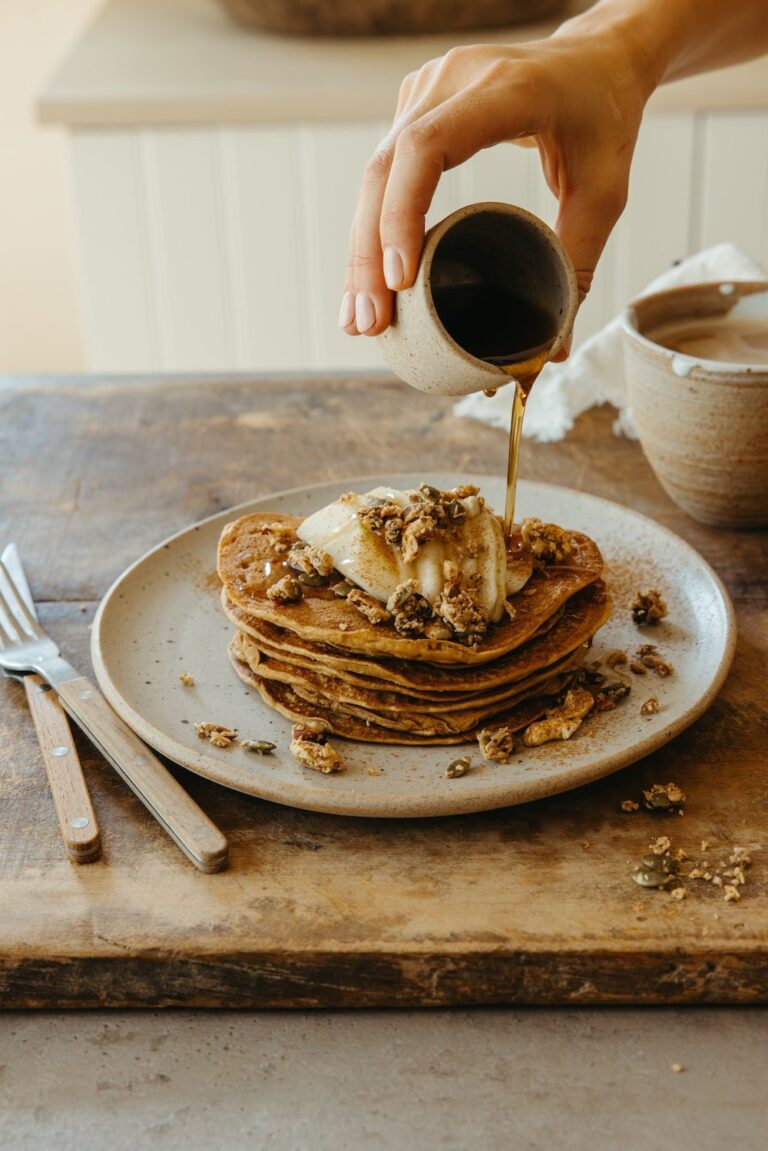 pumpkin protein pancakes 4