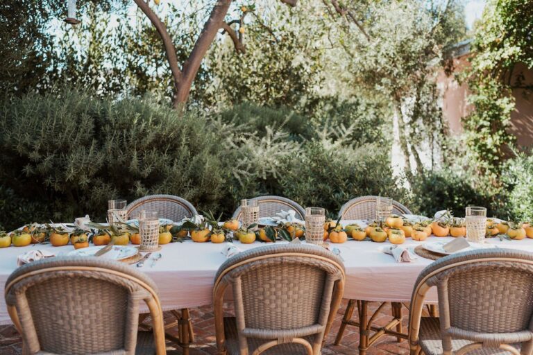 new years day brunch table