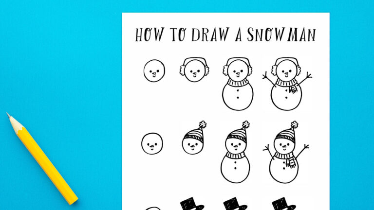 How to Draw a Snowman Feature