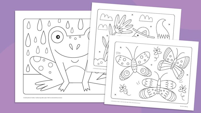 Spring Coloring Pages Feature