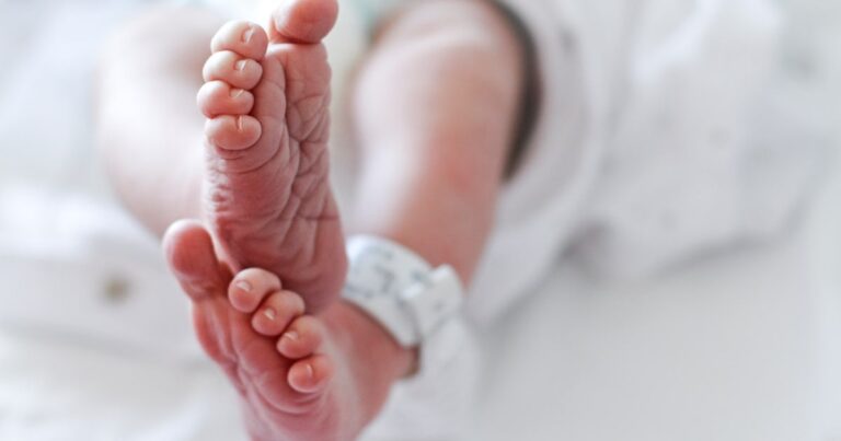 newborn baby boy at
